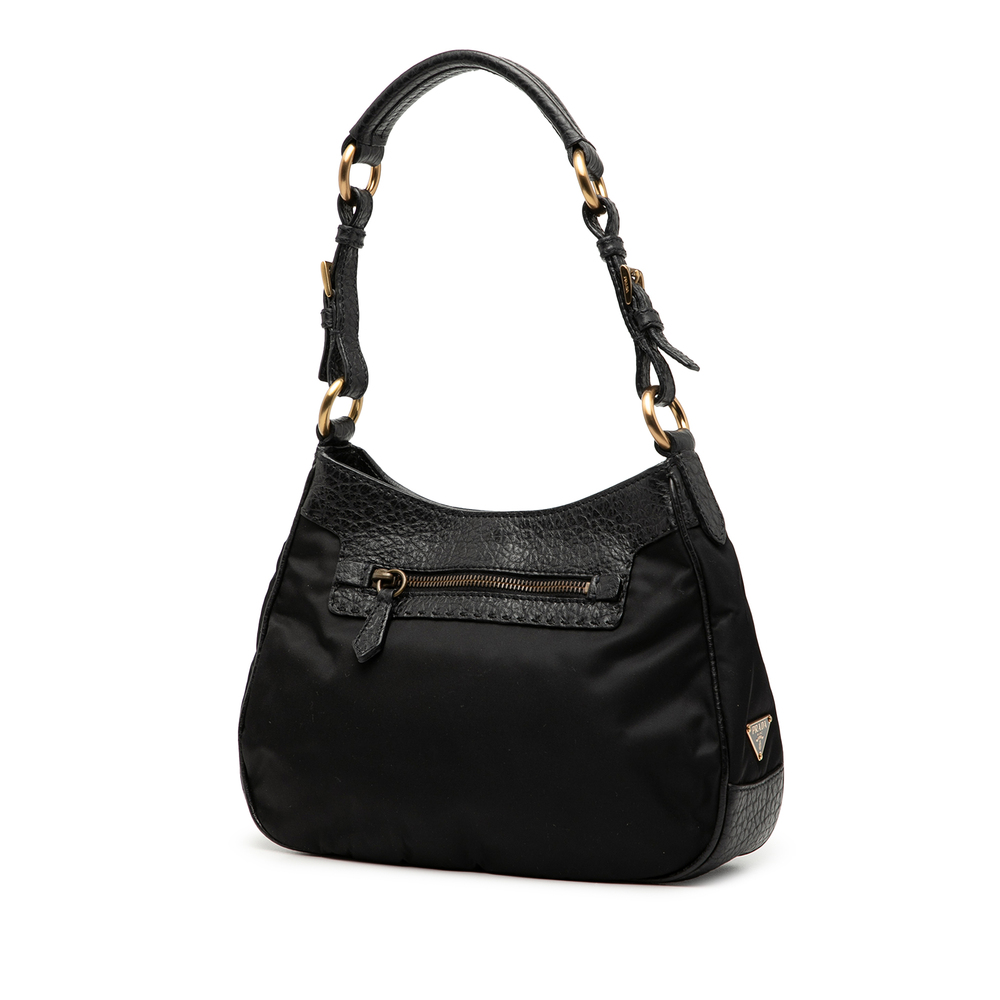 Pre-Loved Prada Vitello Daino Trimmed Tessuto Shoulder Bag - Picture 2 of 7